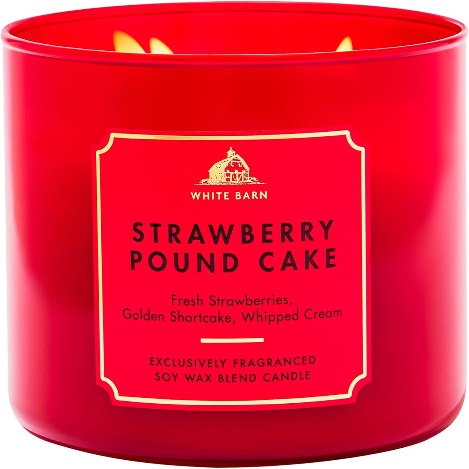 Strawberry Pound Cake 3-Wick Candle (14.5 oz)