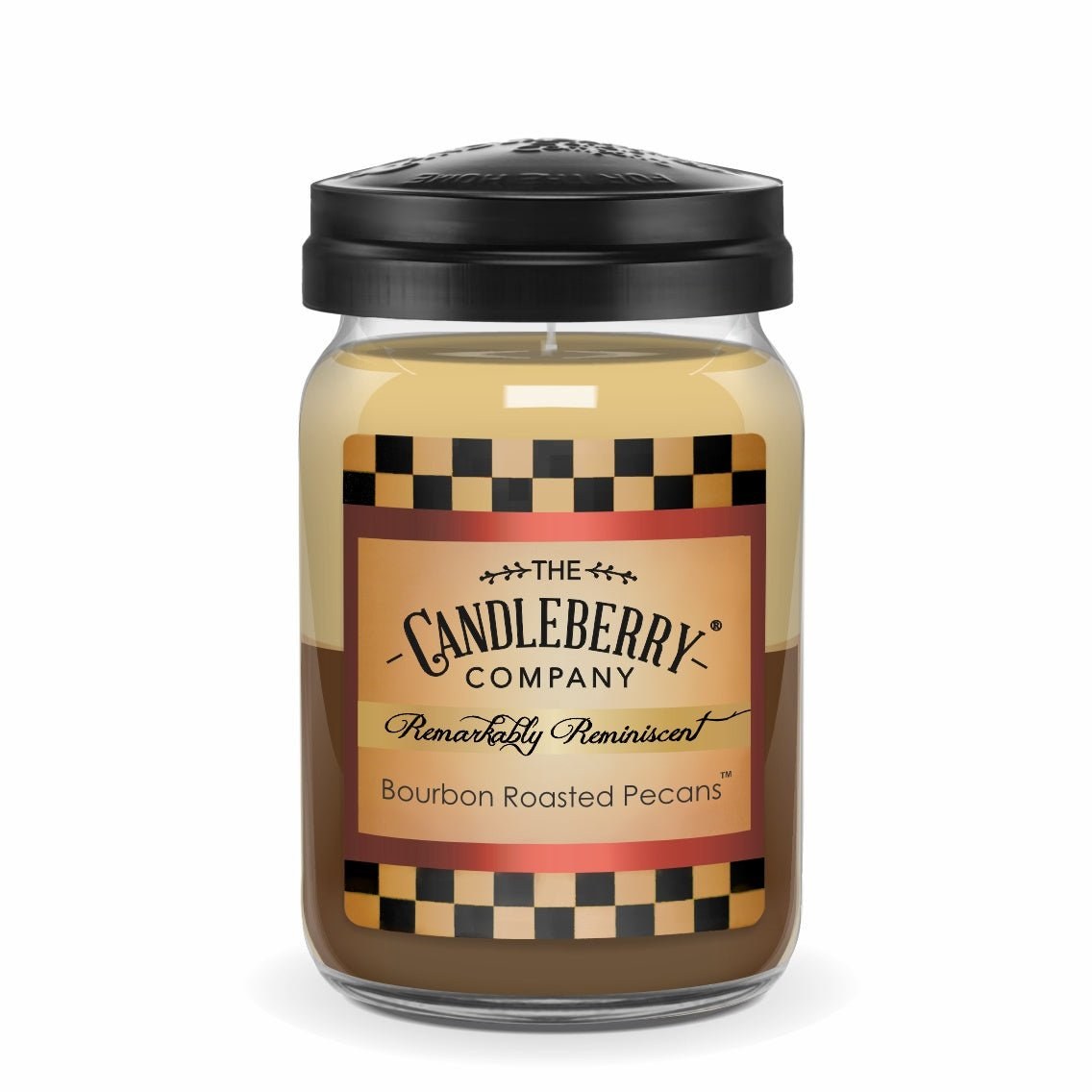 Candleberry Bourbon Roasted Pecans&trade; Large Jar Candle