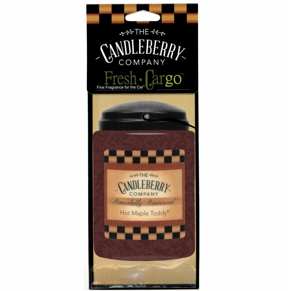 Candleberry Hot Maple Toddy&reg; "Fresh Cargo"&reg; scent for the car, 2-pack