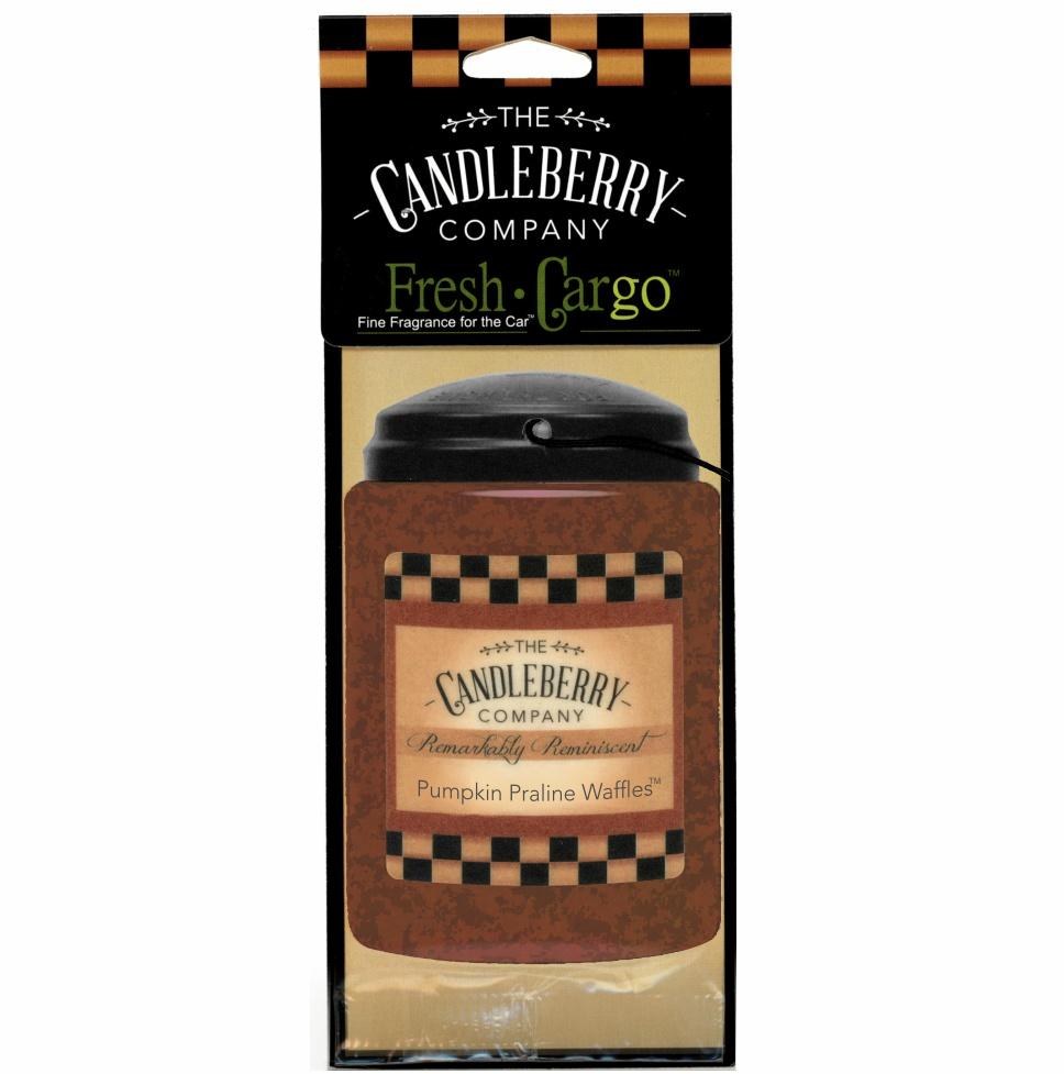 Candleberry Pumpkin Praline Waffles&trade; "Fresh Cargo"&reg; scent for the car, 2-pack