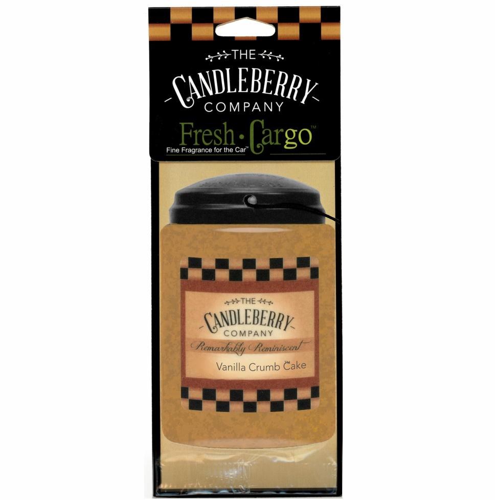 Candleberry Vanilla Crumb Cake&trade; "Fresh Cargo"&reg; scent for the car, 2-pack