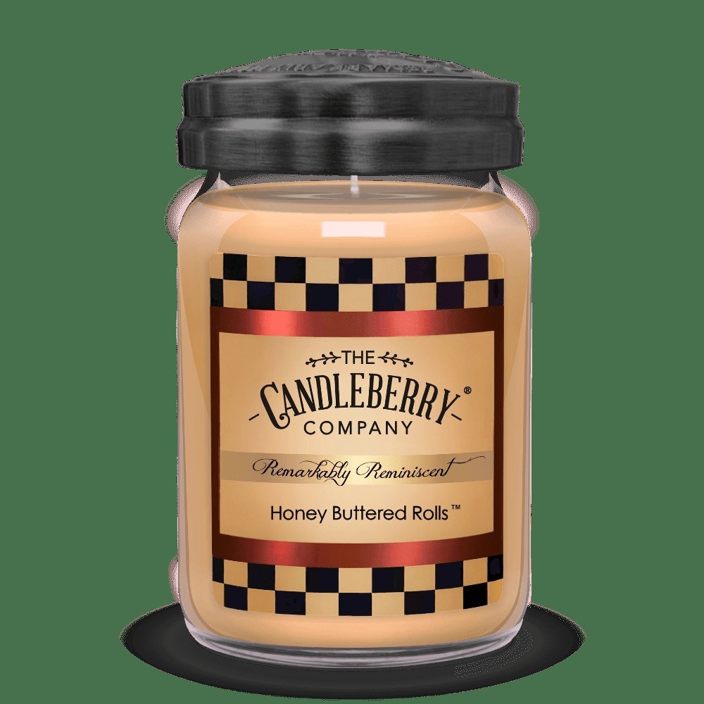 Candleberry Honey Buttered Rolls&trade; Large Jar Candle
