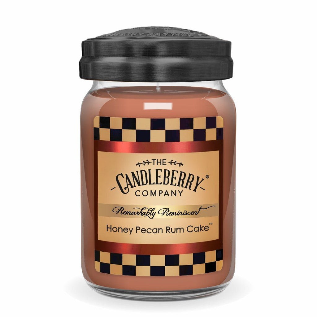 Candleberry Honey Pecan Rum Cake&trade; Large Jar Candle