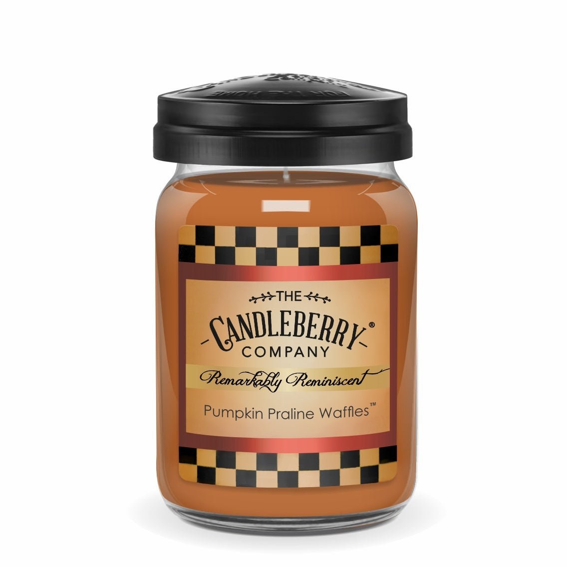 Candleberry Pumpkin Praline Waffles&trade; Large Jar Candle