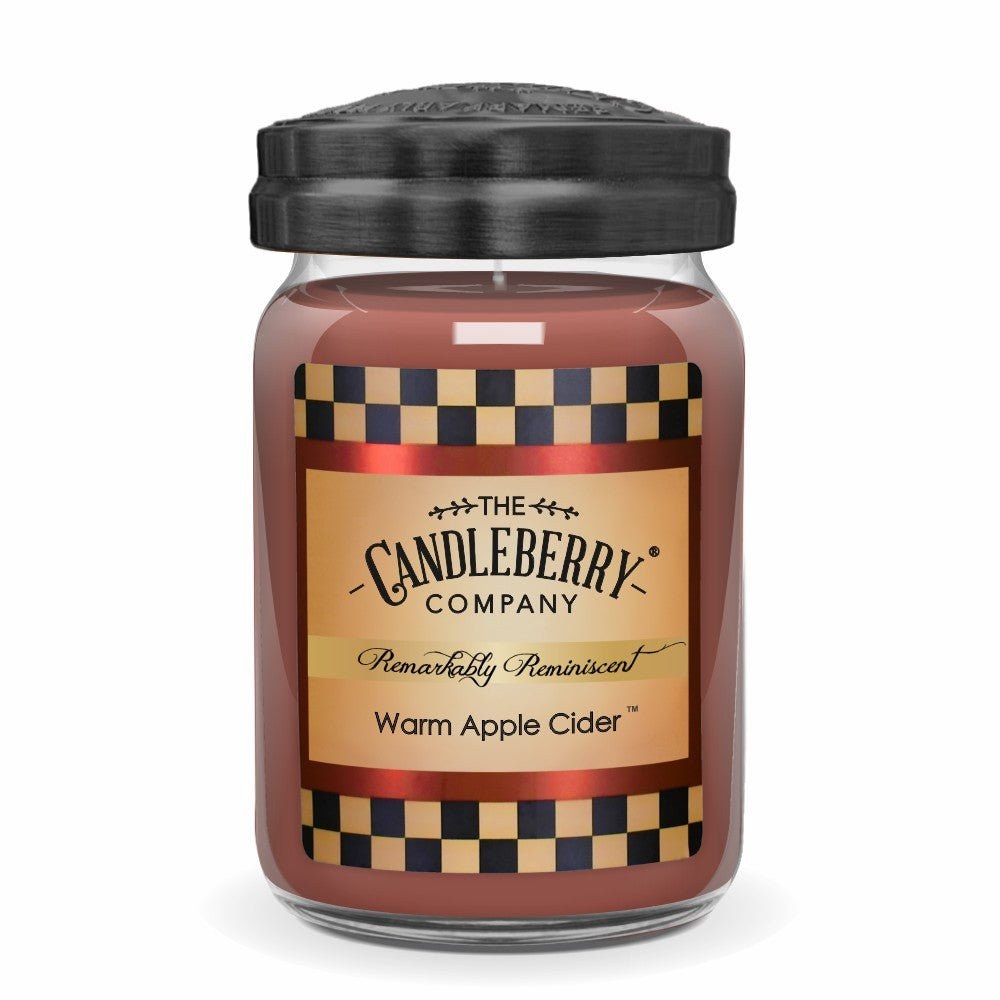 Candleberry Warm Apple Cider&trade; Large Jar Candle