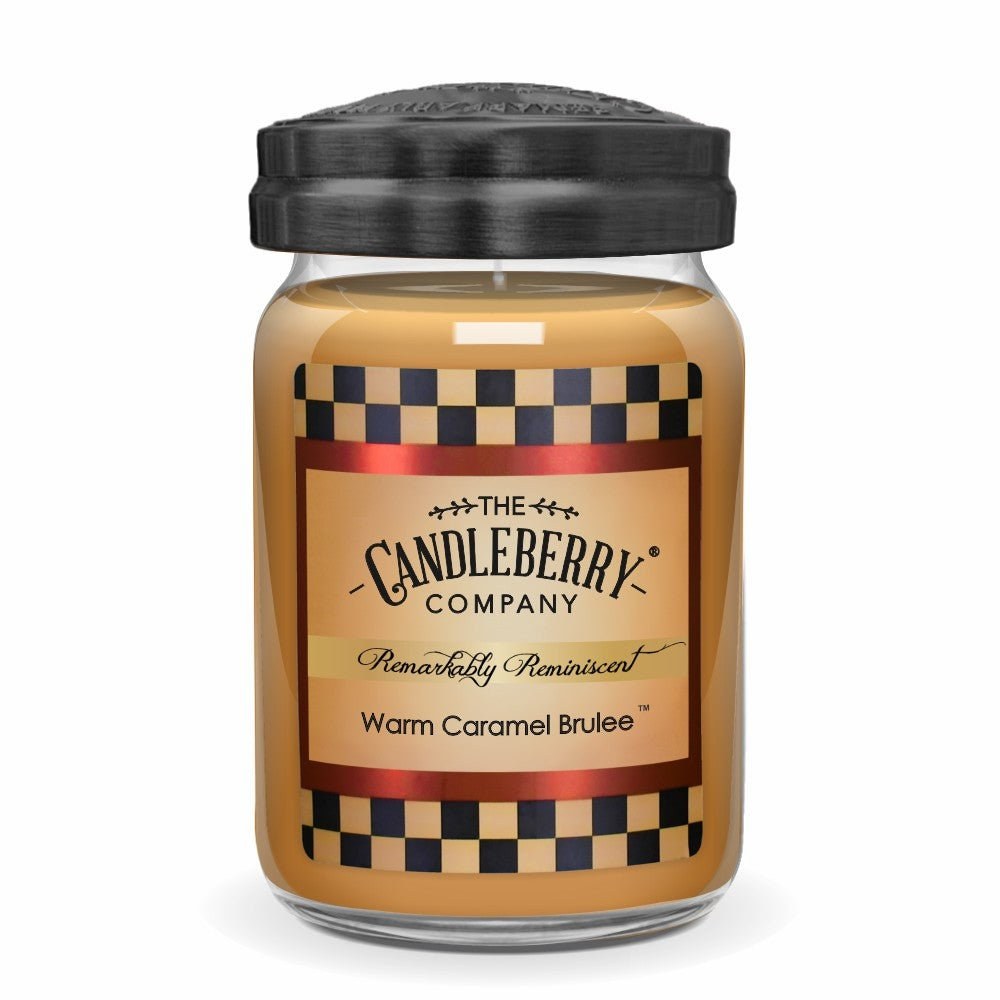 Candleberry Warm Caramel Brulee&trade; Large Jar Candle