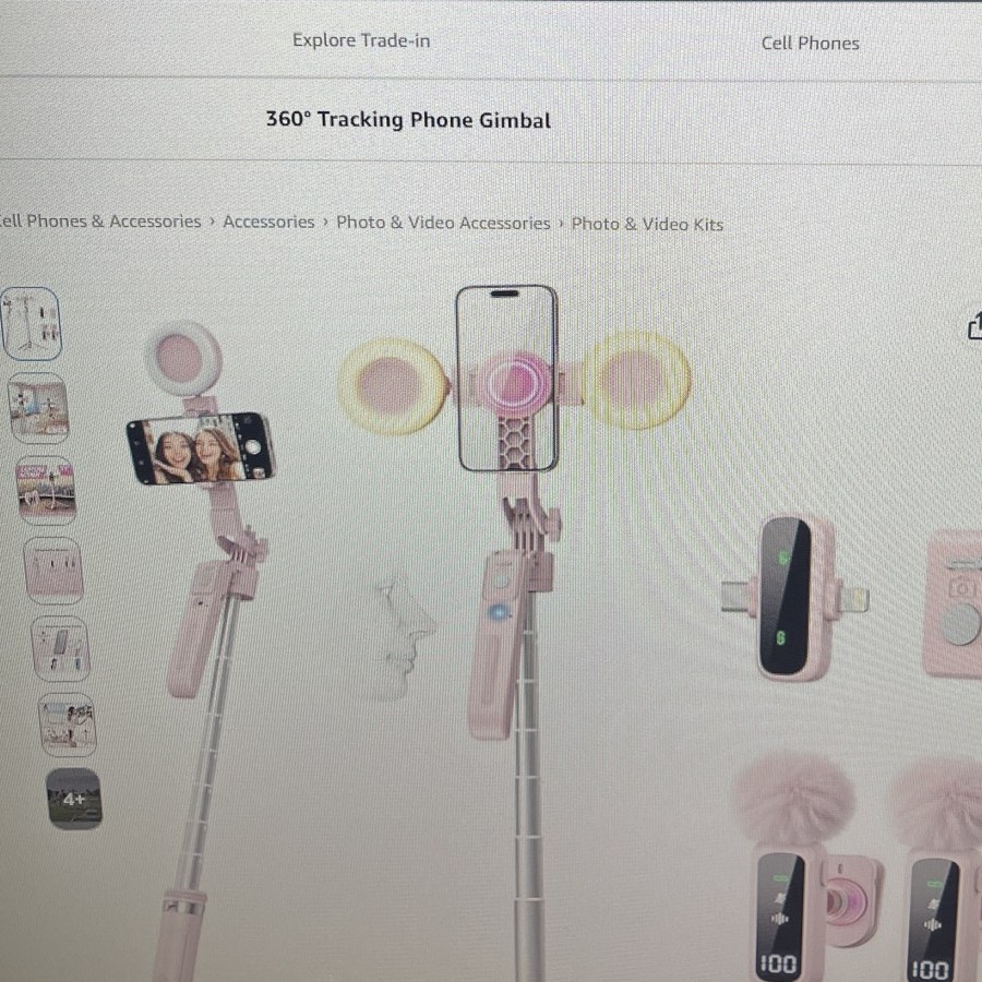 Pink Vlogging Kit 71" Magnetic