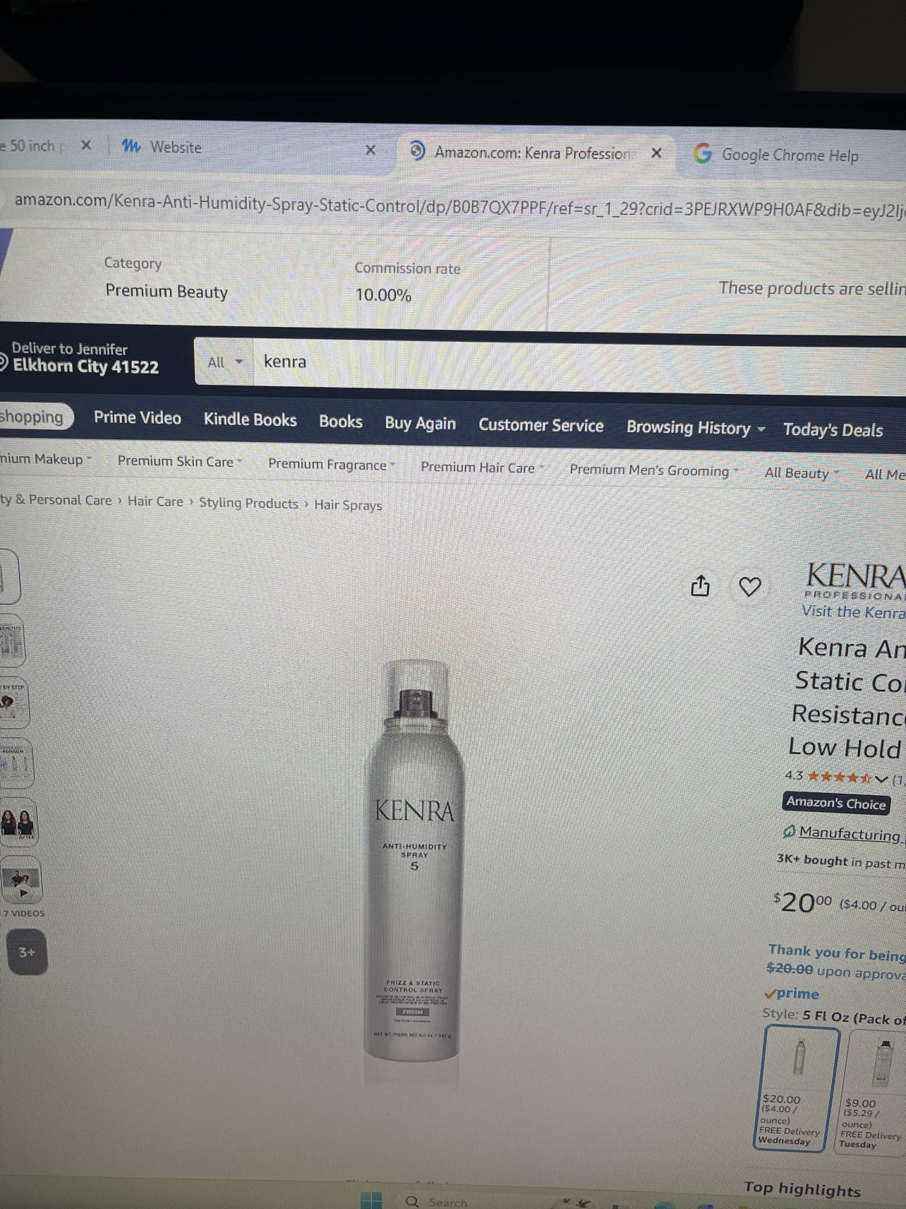 Kenra Anti-Humidity Spray