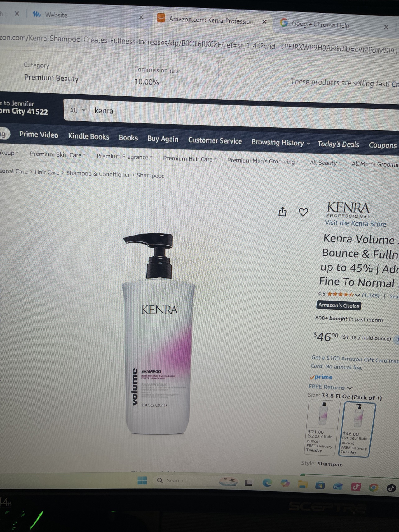 Kenra Volume Shampoo
