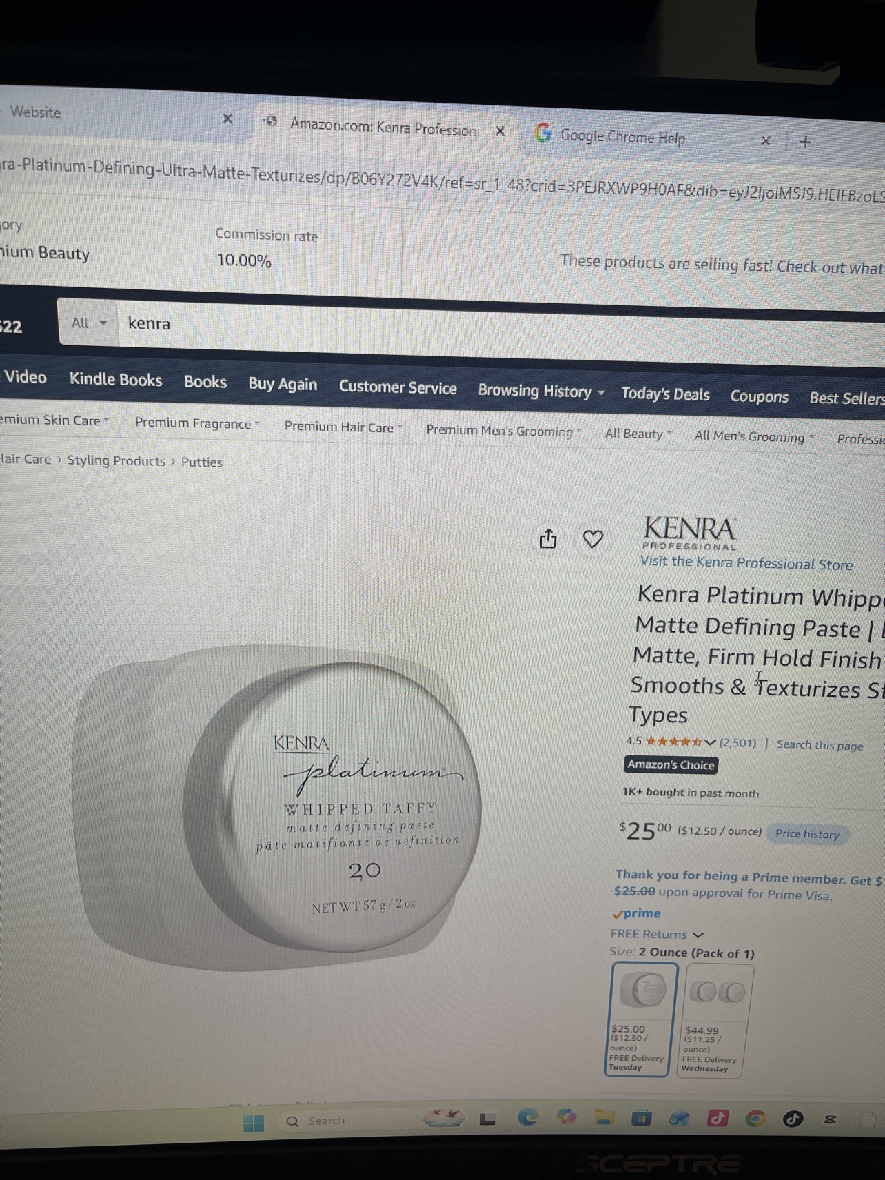 Kenra Platinum Whipped Taffy