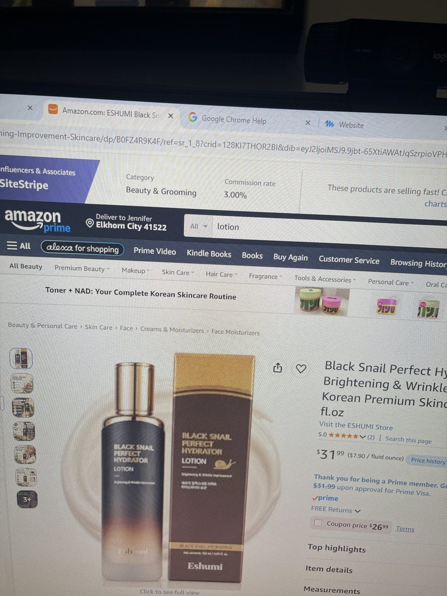 ESHUMI Black Snail Hydrator Lotion