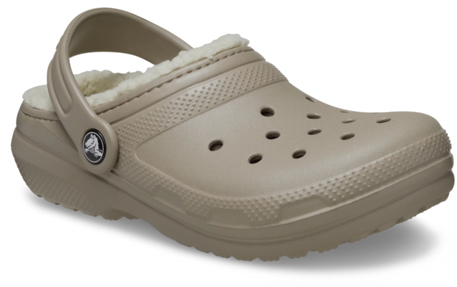 Crocs Unisex-Adult Classic Lined Clog Mushroom/Bone