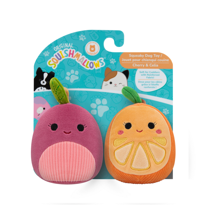 Nocciola 4 Packs Crinkle Squeaky Dog Toys