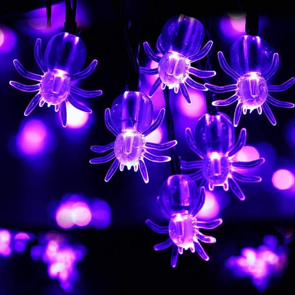 Purple Halloween String Lights — 2-Pack