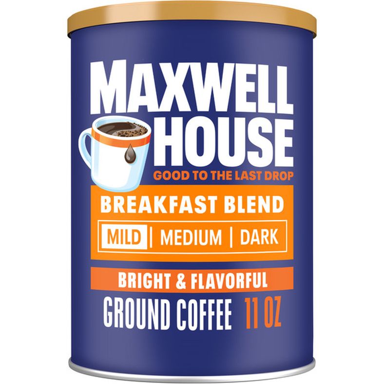 Maxwell House Breakfast Blend Ground Coffee — 38.8 oz (2.43 lb)