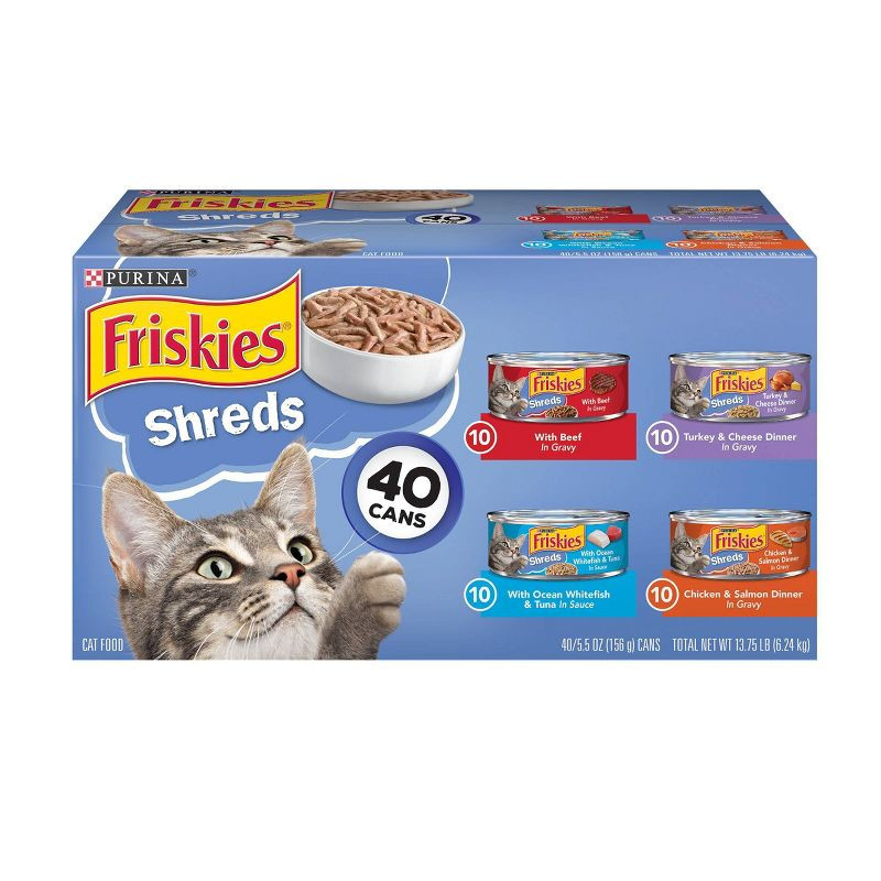Purina Friskies Wet Cat Food Variety Pack 40-pack