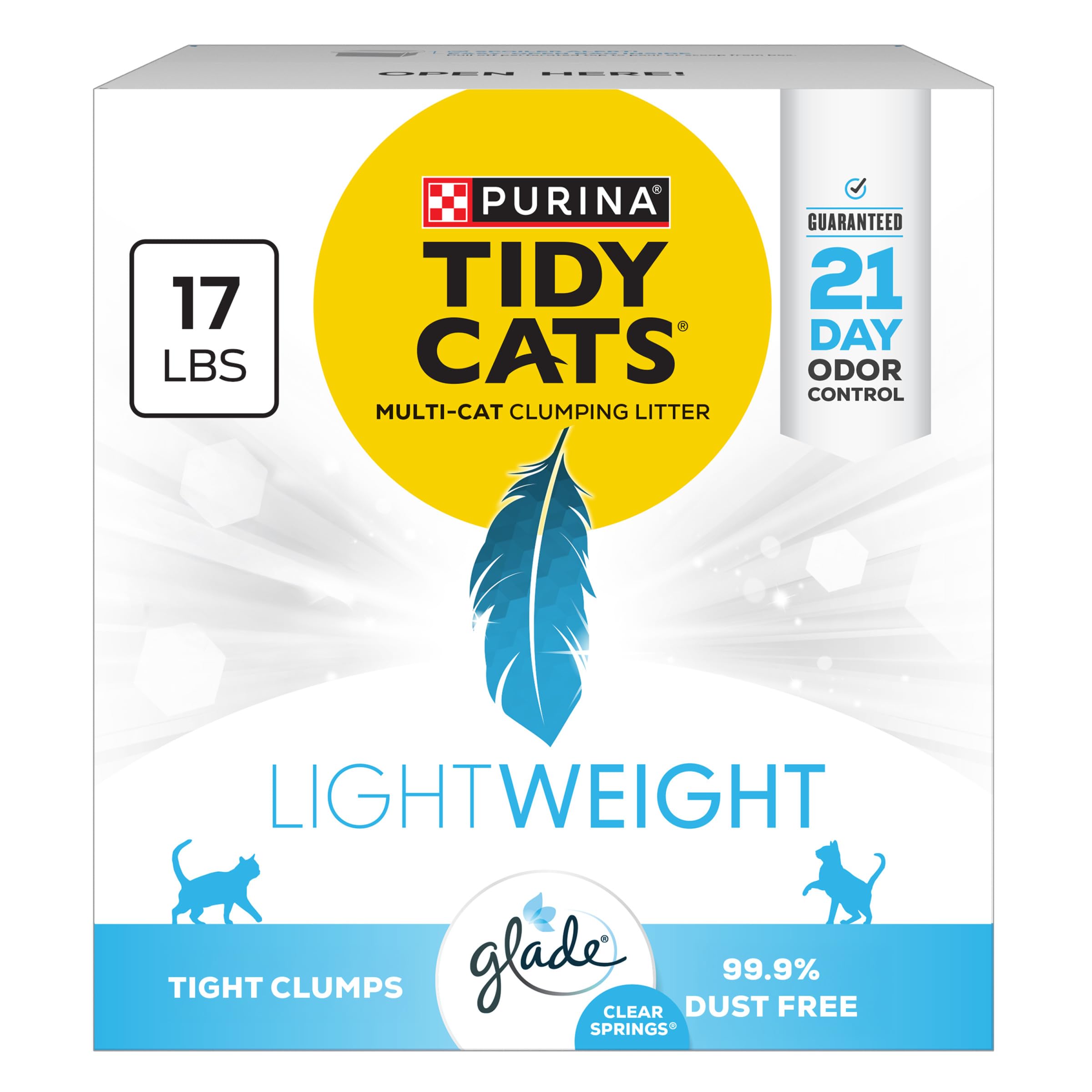 Tidy Cats Lightweight Clumping Cat Litter 17 lb