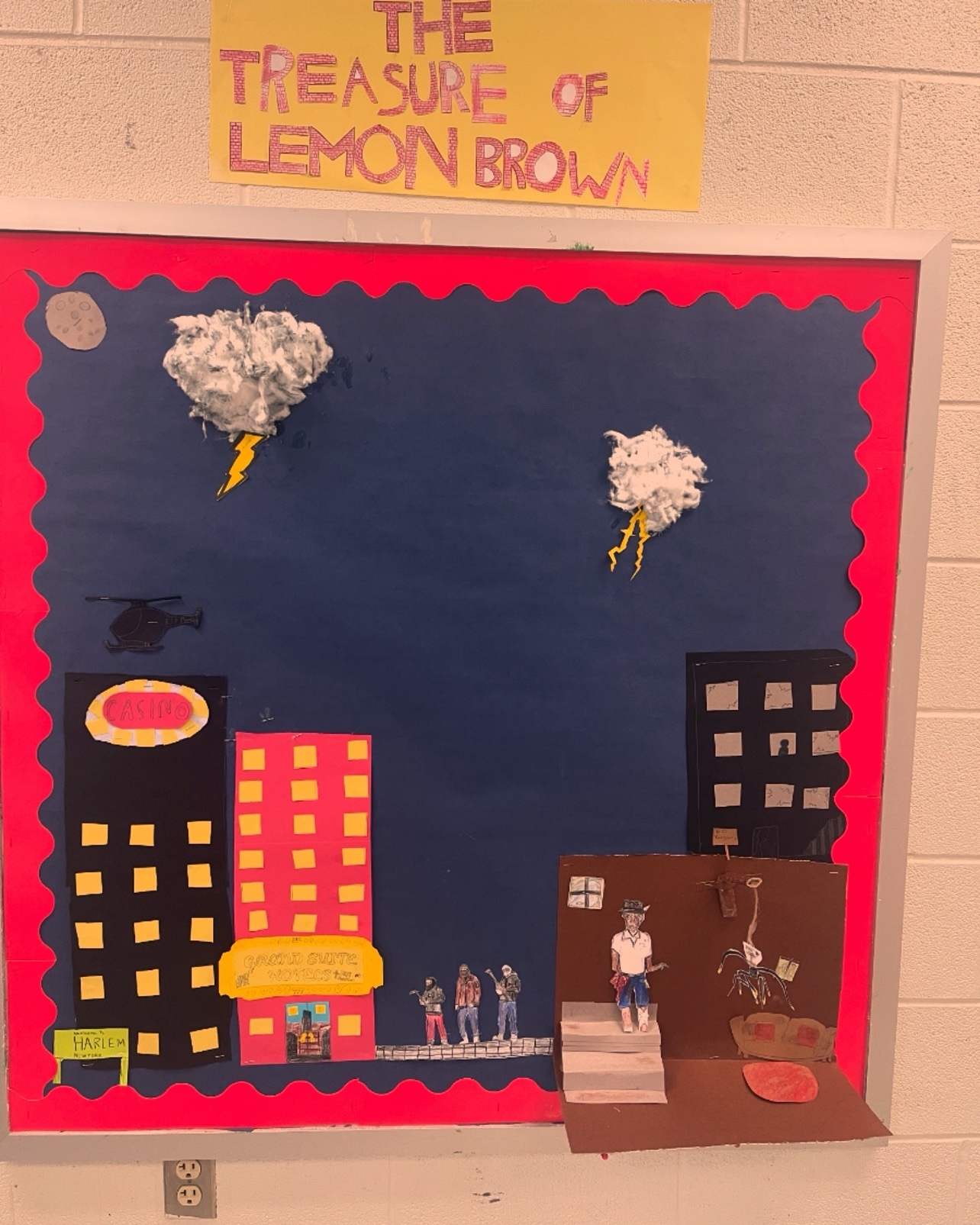Alternate view of The Treasure of Lemon Brown student storyboard without overlay text