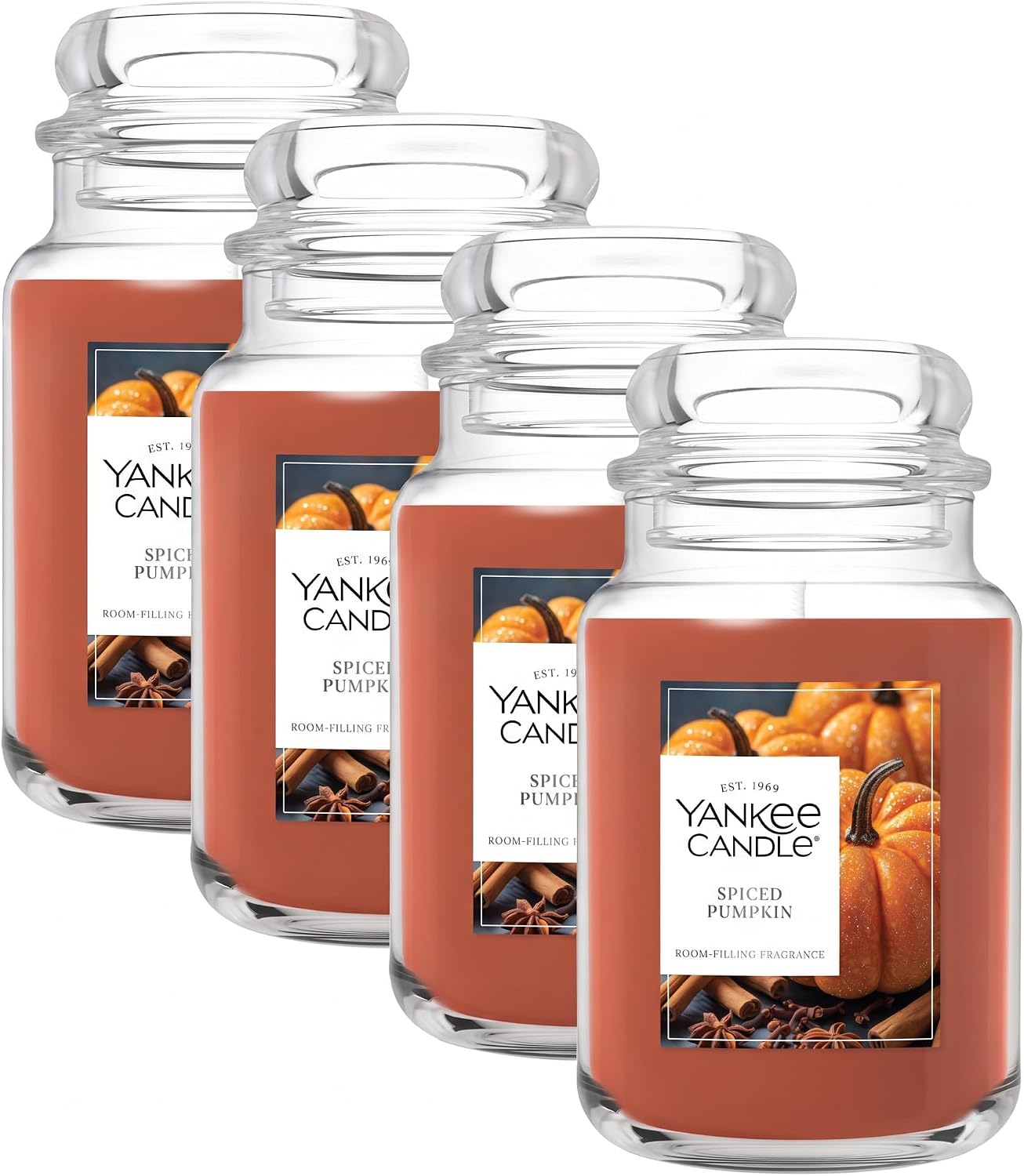 Yankee Candle Spiced Pumpkin 4-Pack